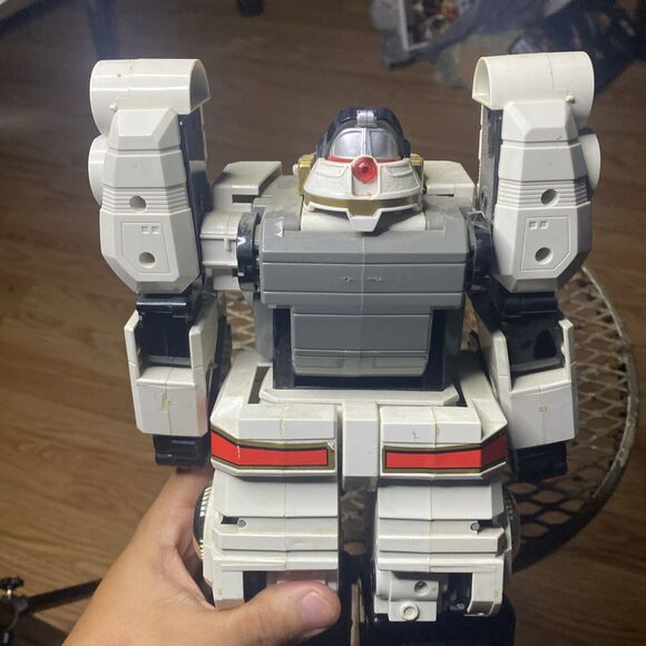 1994 Bandai White Tiger Zord Power Rangers w/ Blue & Yellow Dinozords As Is - Picture 6 of 7